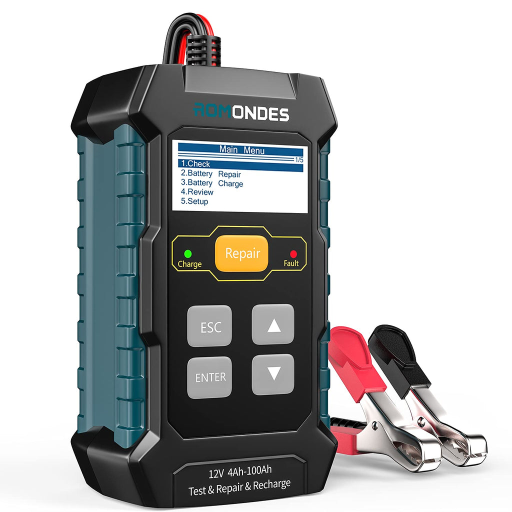 3 in 1 12V 4Ah-100Ah Smart Battery Charger Pack of 2 A7131