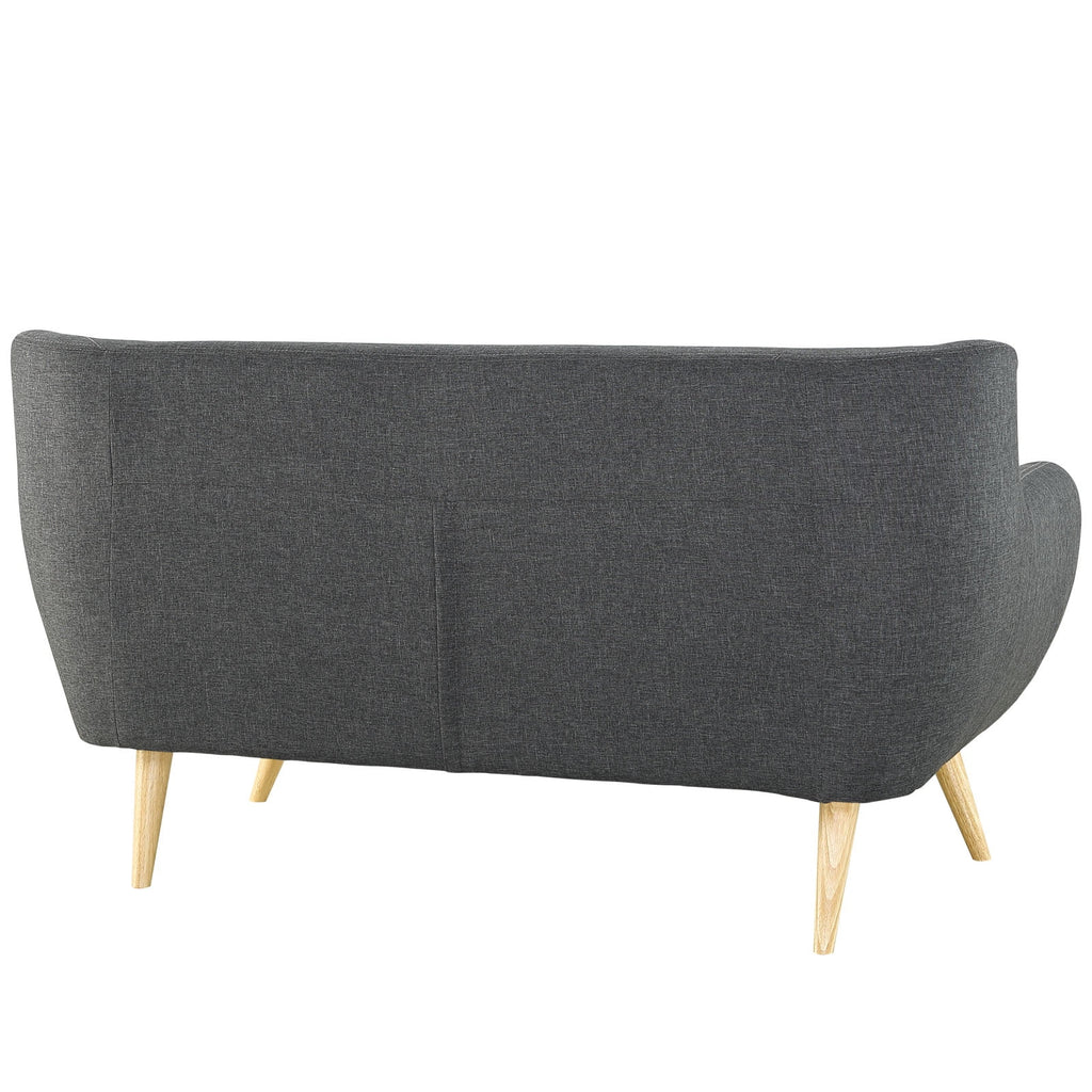 Grey Fabric Three PCS Living Room Set R927
