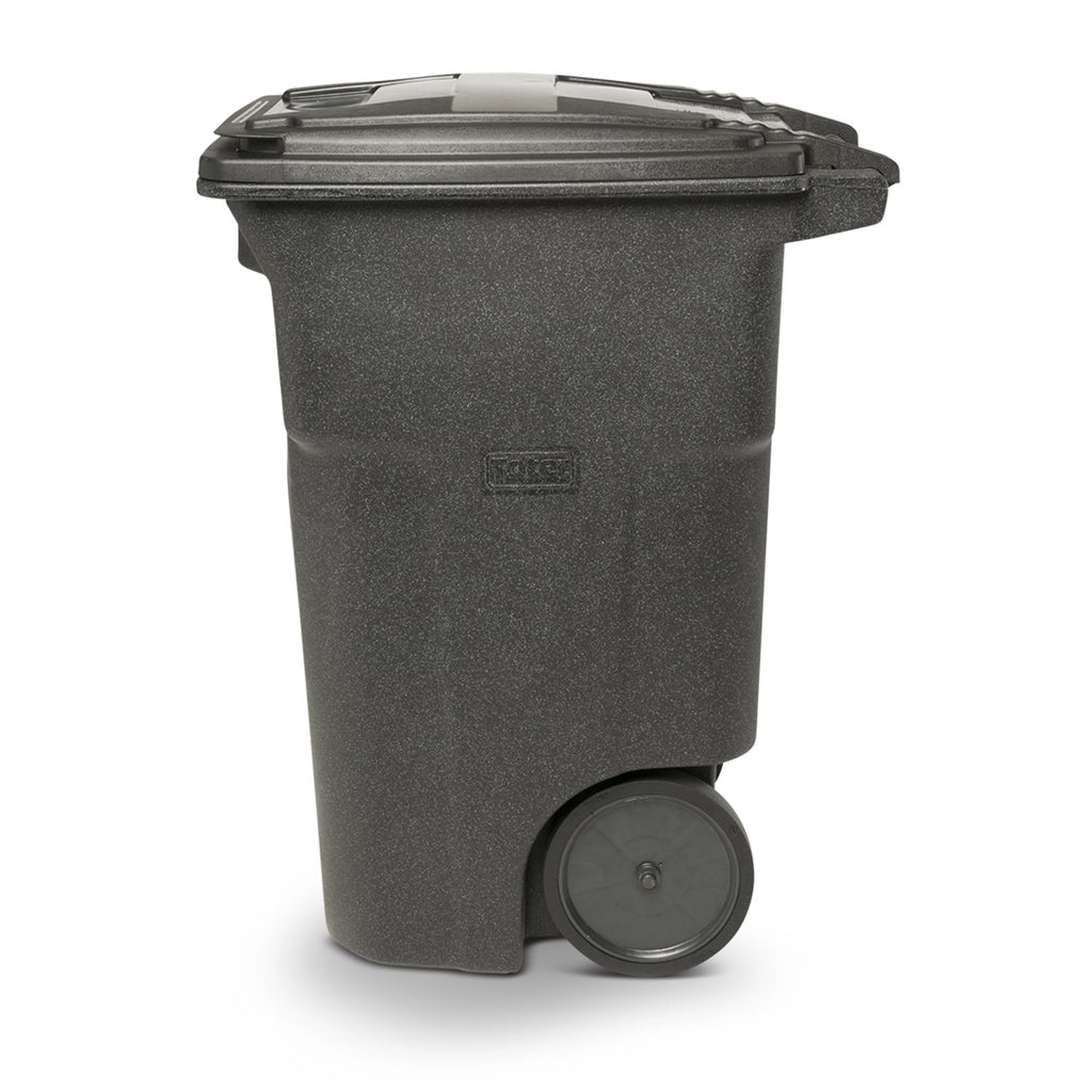 64 Gal. Trash Can with Quiet Wheels and Lid G3605