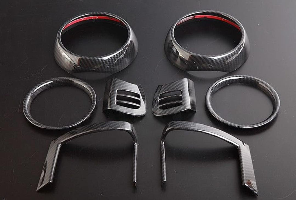 Carbon Effect Dash Air Vent Cover Trims Pack of 2 N59889