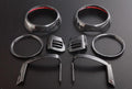 Carbon Effect Dash Air Vent Cover Trims Pack of 2 N59889