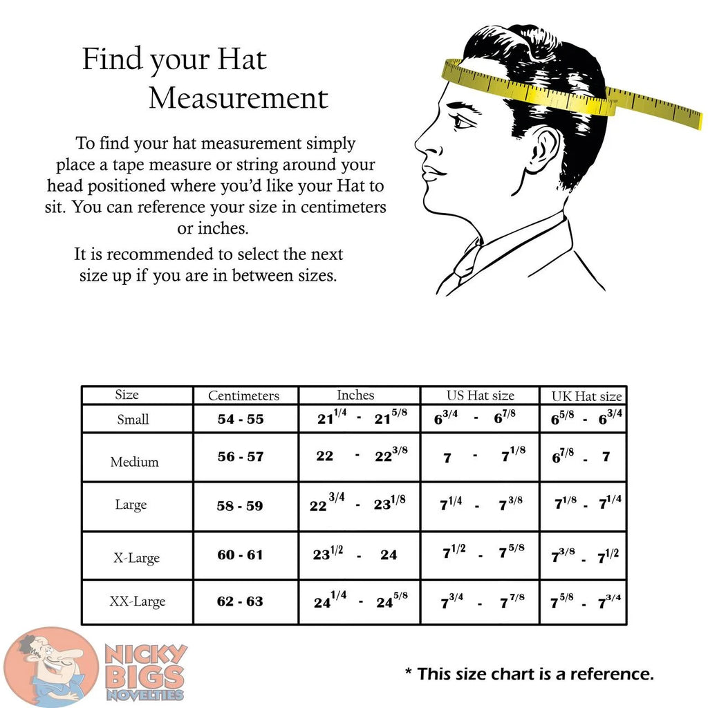 Black Top Hat with Red Band Costume D373442