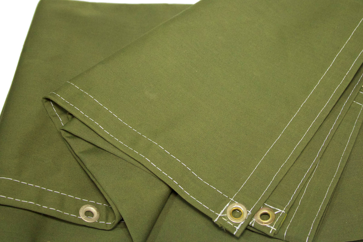 Green Polyester Canvas Tarp Z3313