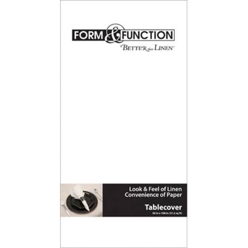 White Airlaid Paper Tablecover 50 x 108 in Case of 12 G304