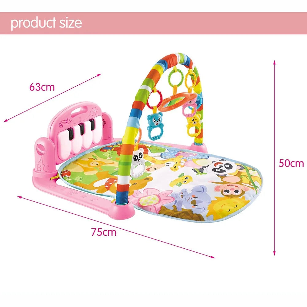 Playmat Kick and Play Piano Gym with Music Hanging Mirror Z123212