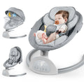 Electric Baby Swing with Music, Touch Screen, Grey R9503