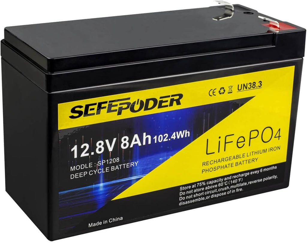 12V 12Ah LiFePO4 Rechargeable Battery O957