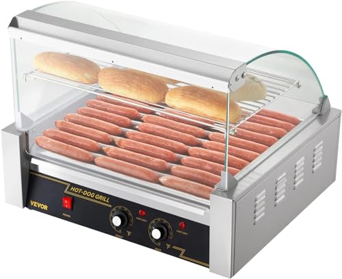 Stainless Steel Hot Dog Roller with 5 Rollers C462