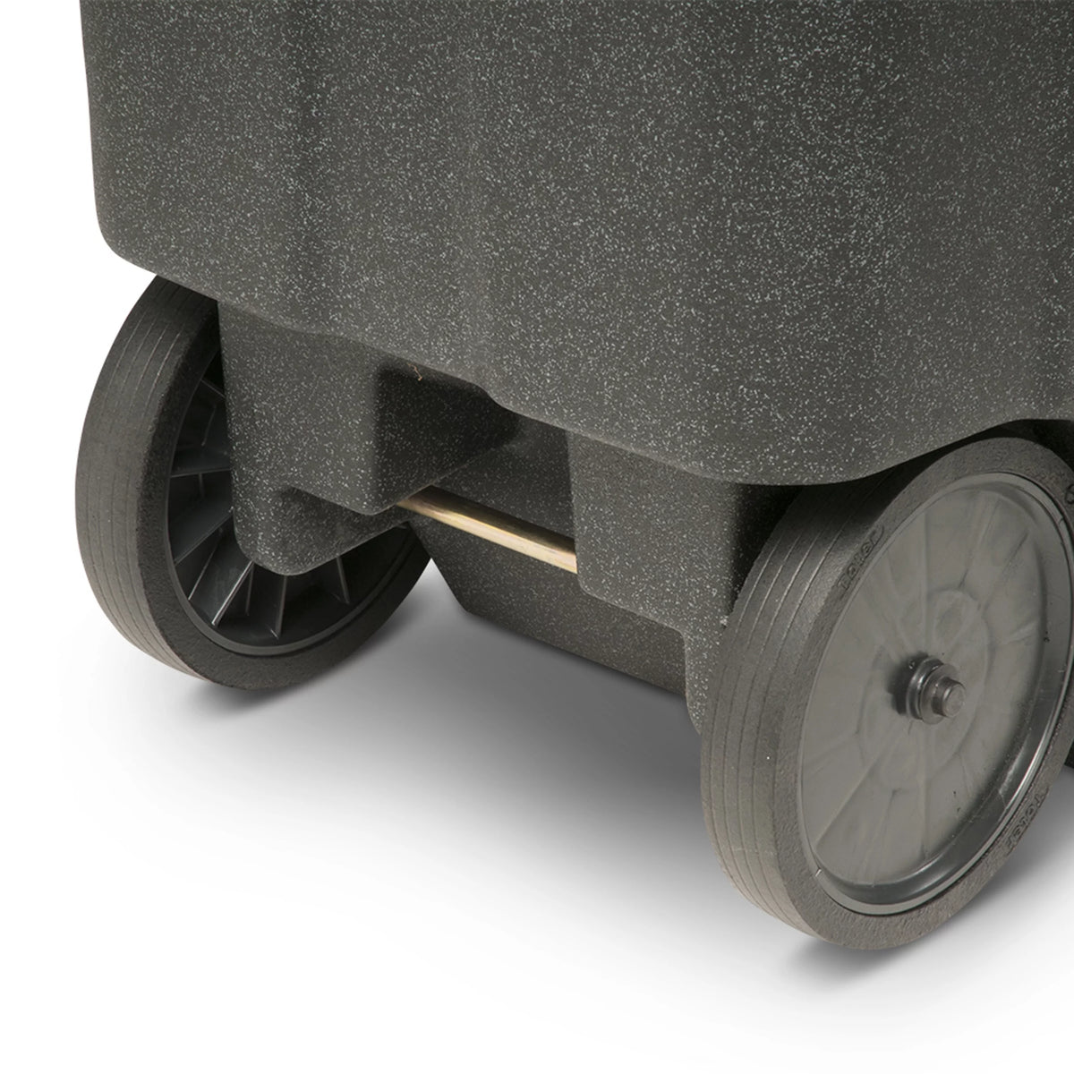 64 Gal. Trash Can with Quiet Wheels and Lid G3605