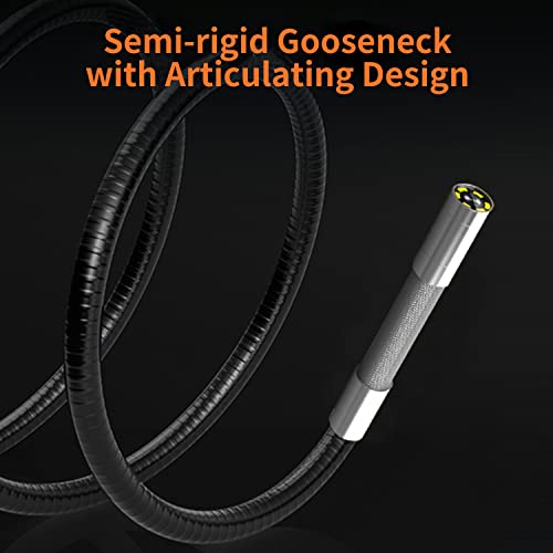10FT Articulating Borescope Inspection Camera with Two-Way Steering H8954