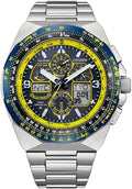 Blue Dial Chronograph GMT Eco-Drive Men's Watch G853653