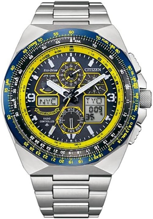 Blue Dial Chronograph GMT Eco-Drive Men's Watch G853653