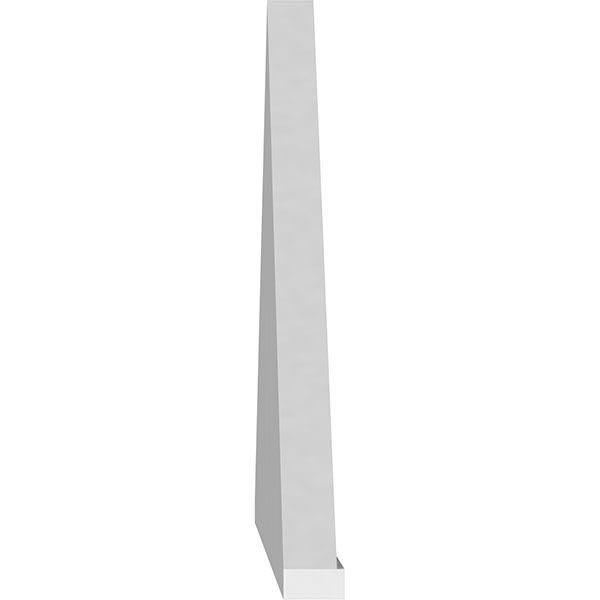 Architectural Grade PVC Peaked Cap 3 Spoke Pediment B76425