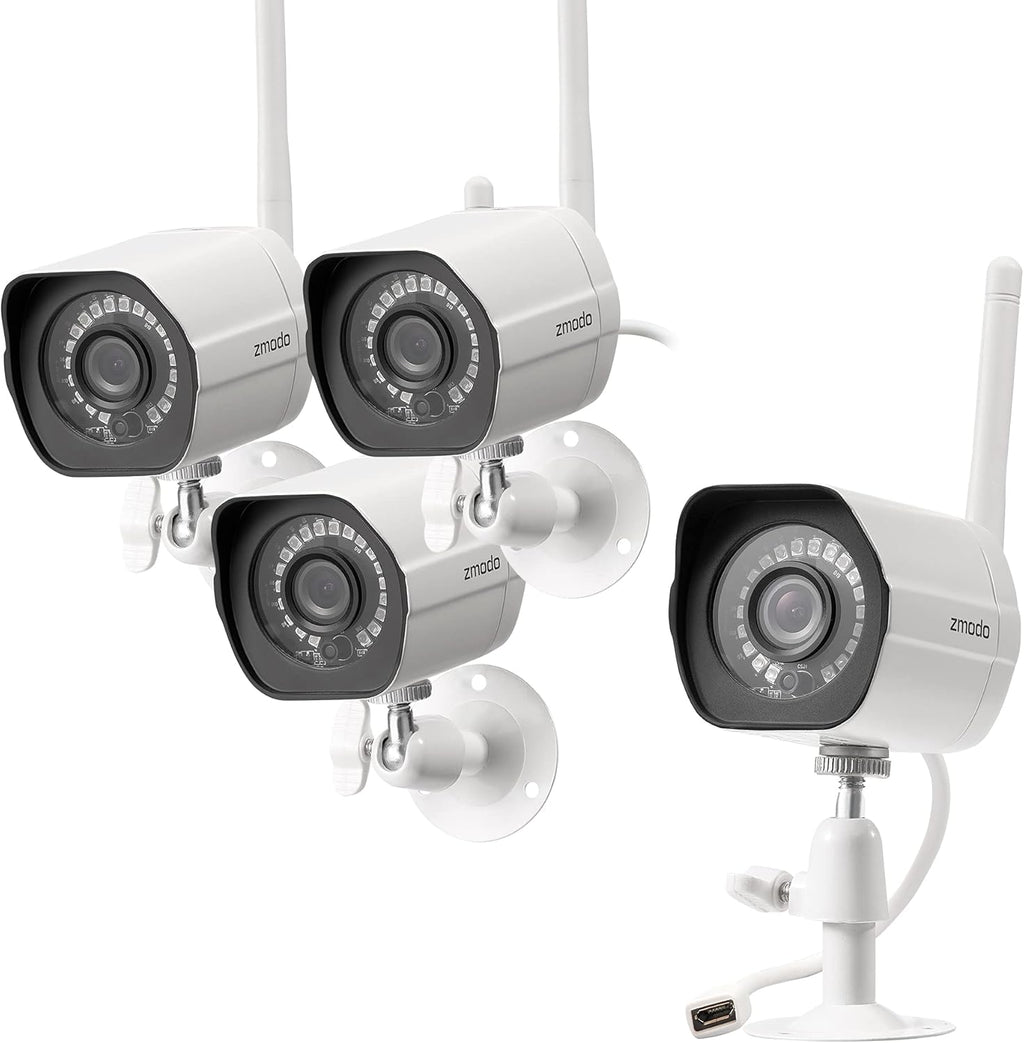 White 1080p 3 Pack Wireless Security Camera S38294