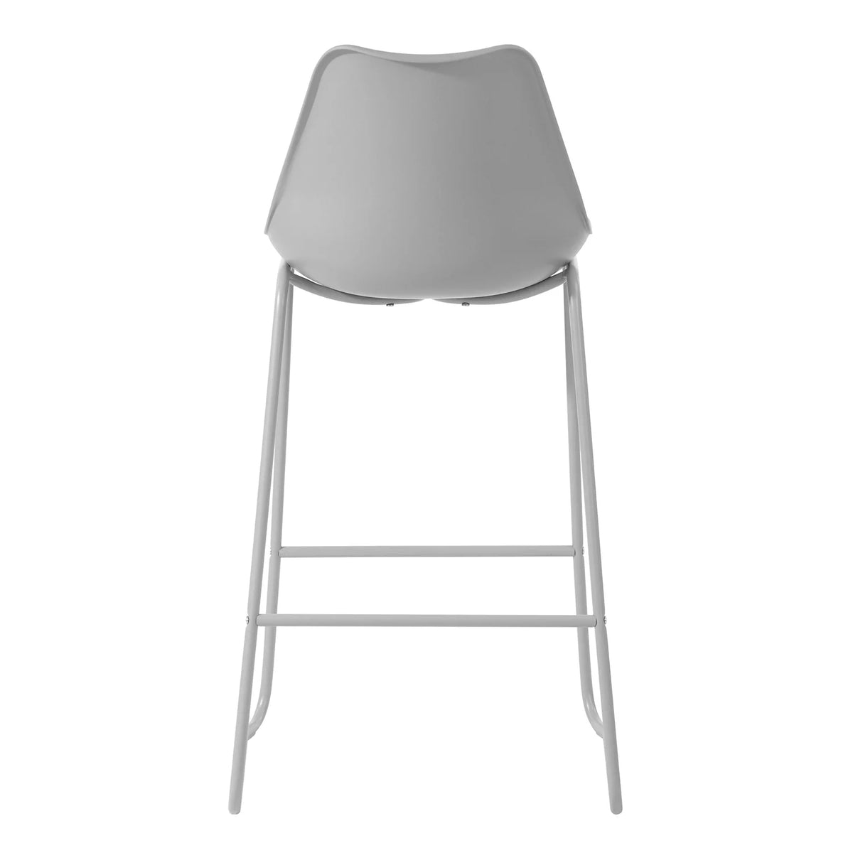 28" PU Leather Bar Stool Set of 2 with Backs V366263