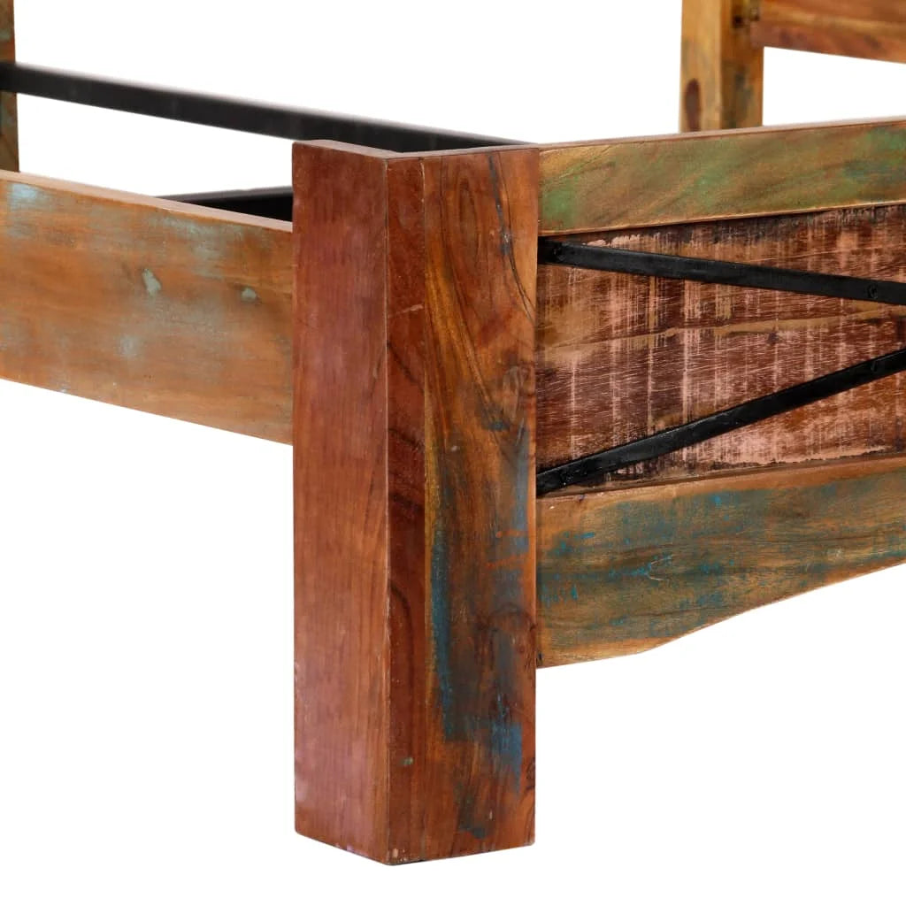 Solid Reclaimed Wood Bed Frame 63"x78.7" N80405