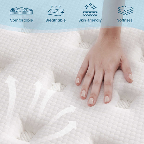 10 Inch Memory Foam Hybrid Twin Mattress I542725