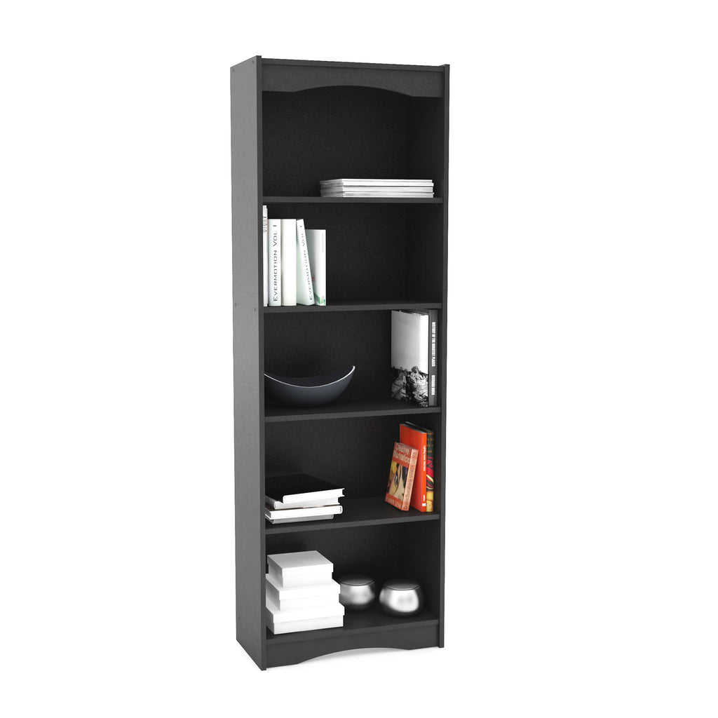 Midnight Black Tall Bookcase Q894774