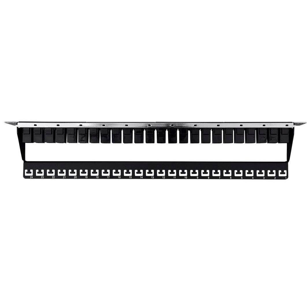 Cat6 1U Patch Panel with 24 Ports A111