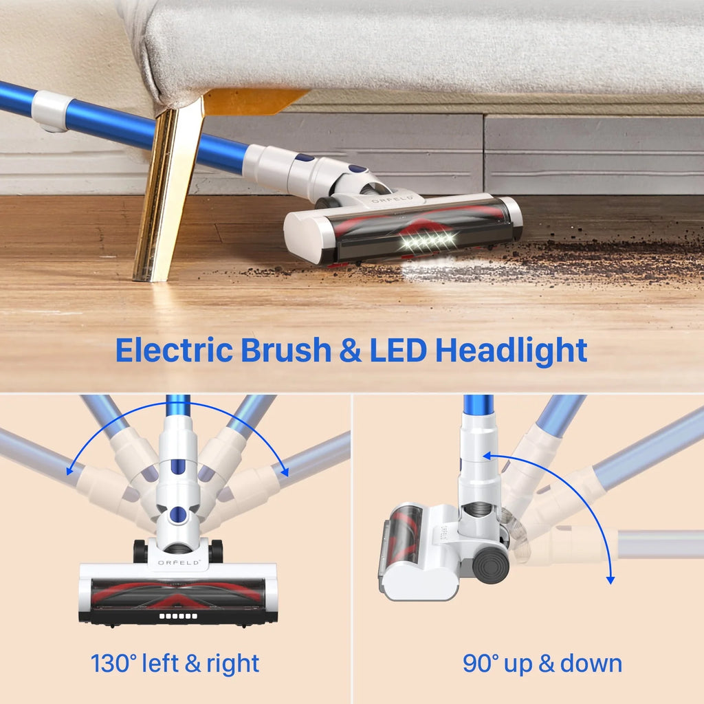 Cordless Vacuum Cleaner with 2200mAh Battery A795