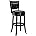 Cappuccino Swivel Stool, 29-Inch, Pack of 2 V91531