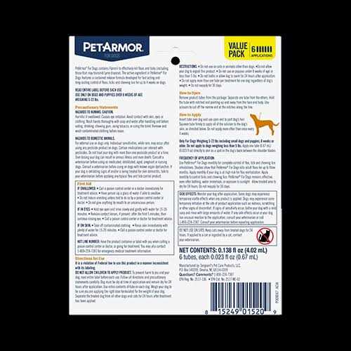 Flea and Tick Treatment for Medium Dogs T25952
