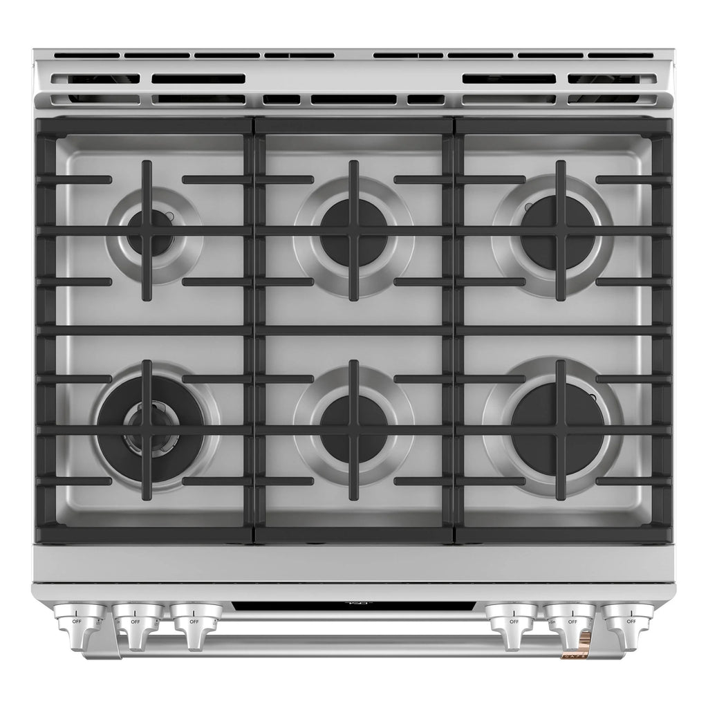 30 In. Slide-In Double-Oven Gas Convection Range Q307449