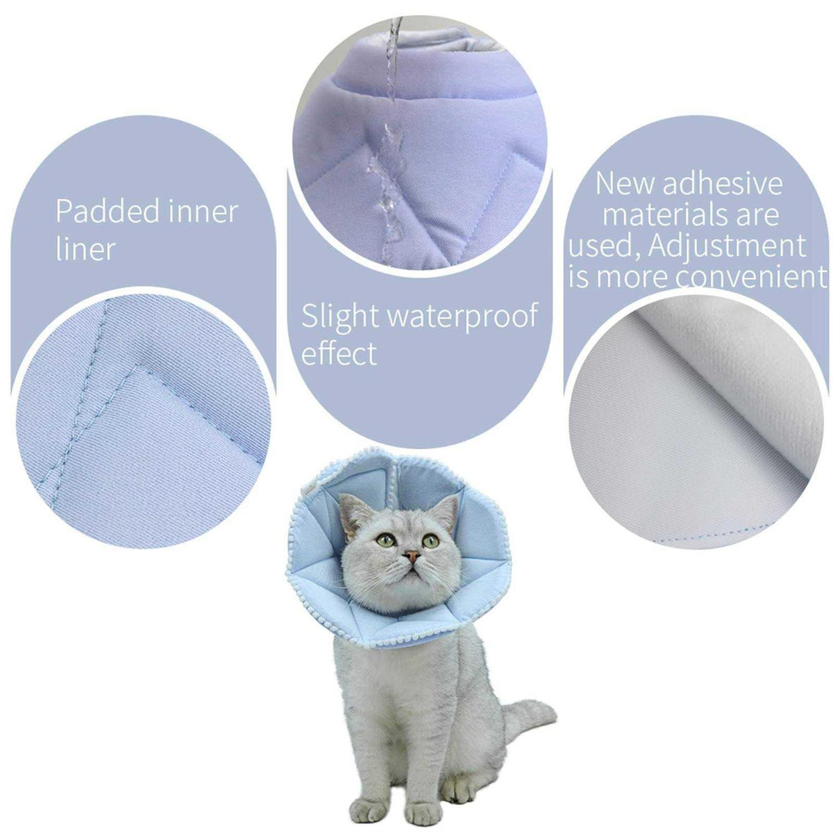 Soft Adjustable Cat Dog Recovery Collar E4541