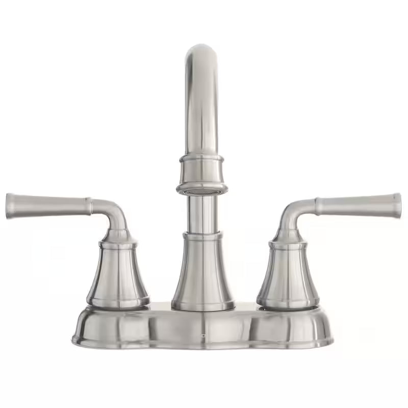 4 in. Centerset Bathroom Faucet in Brushed Nickel N1743