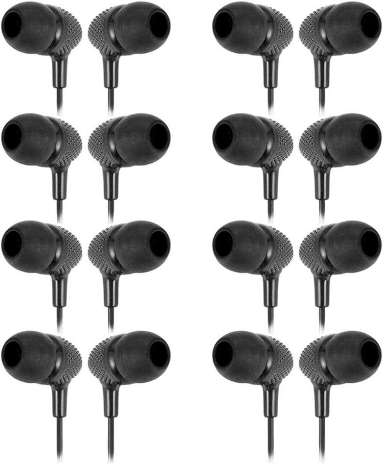 100 Pack White Bulk Earphones X296441