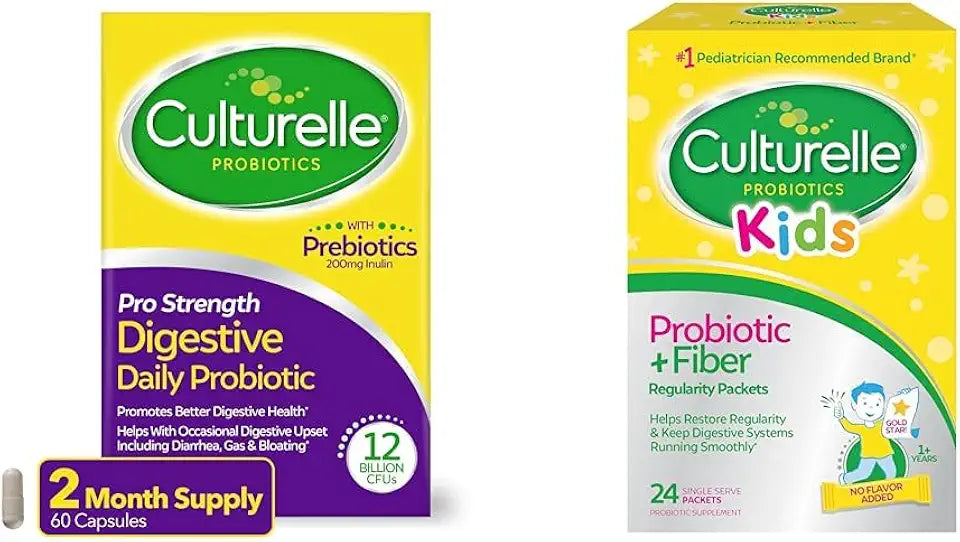 60 Count Probiotic Capsules & 24 Count Probiotic Fiber Packets I995