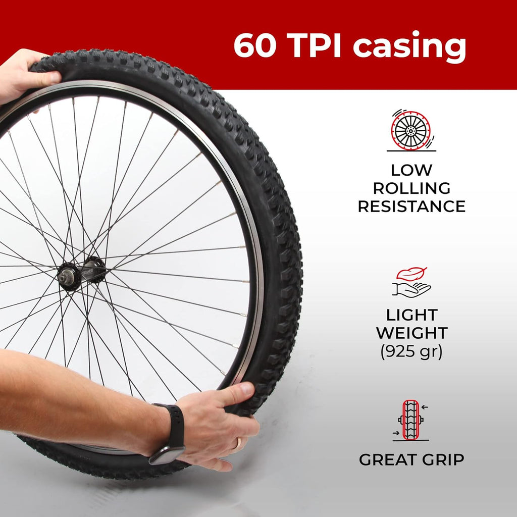 Pair 29 x 2.25 Inch 57-622 Foldable 60 TPI Nylon Protection Tires D9919