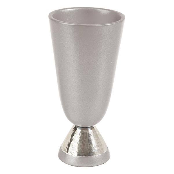 Silver Colored Anodized Aluminum Kiddush Cup J52748