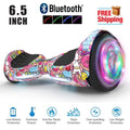 Unicorn Hoverboard Electric Scooter with Bluetooth Speaker and LED Light U917