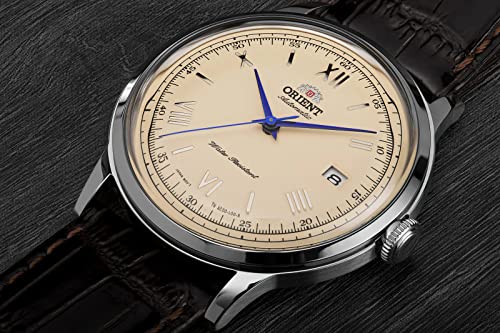 Japanese Automatic Stainless Steel and Leather Dress Watch O2167