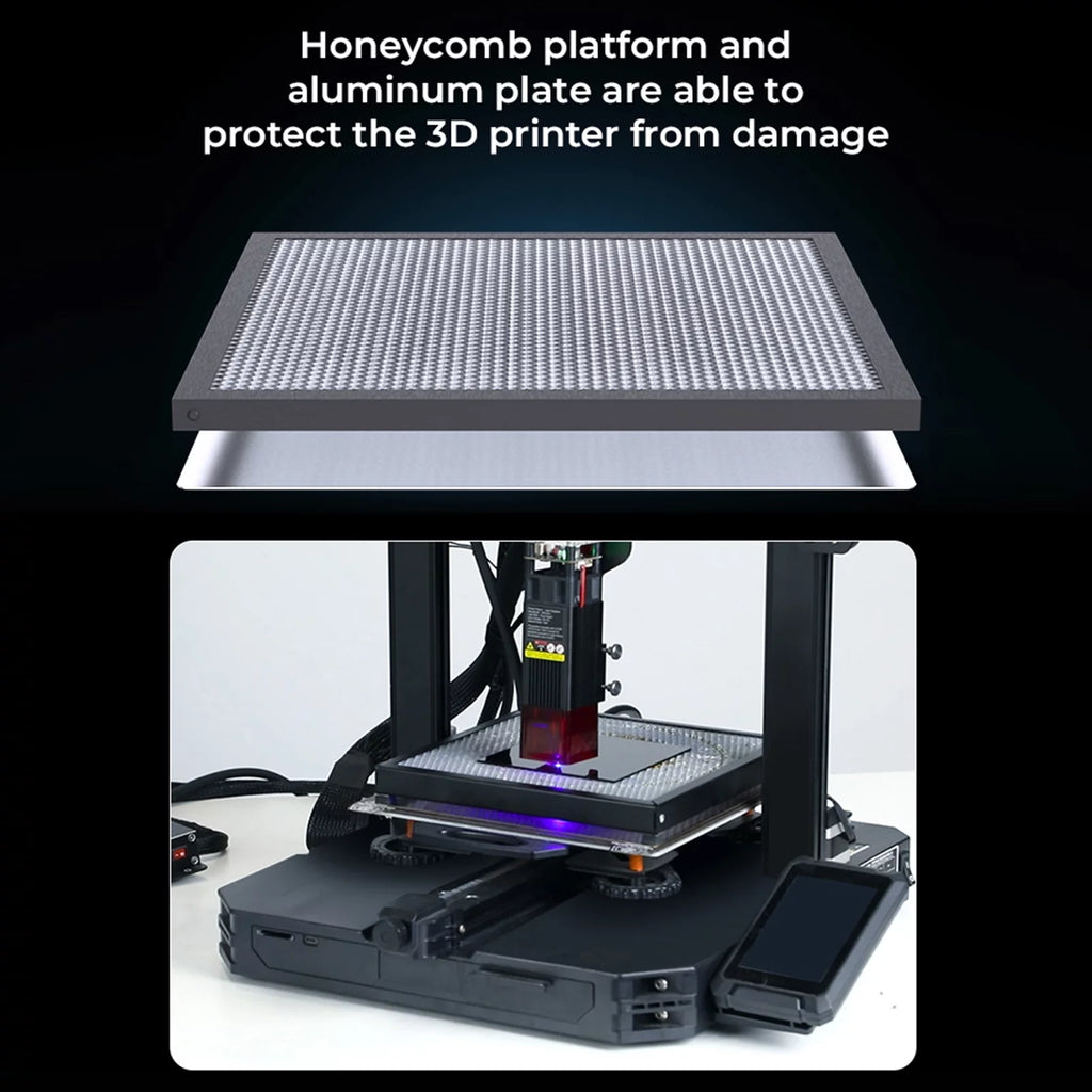 Honeycomb Working Table 235x235mm Aluminum Panel A21223
