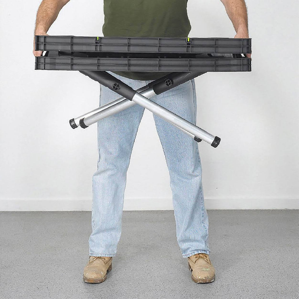 Compact Portable Folding Work Table with Clamps G399173