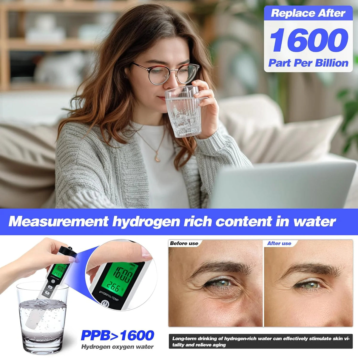 Hydrogen Water Bottle Generator R81106