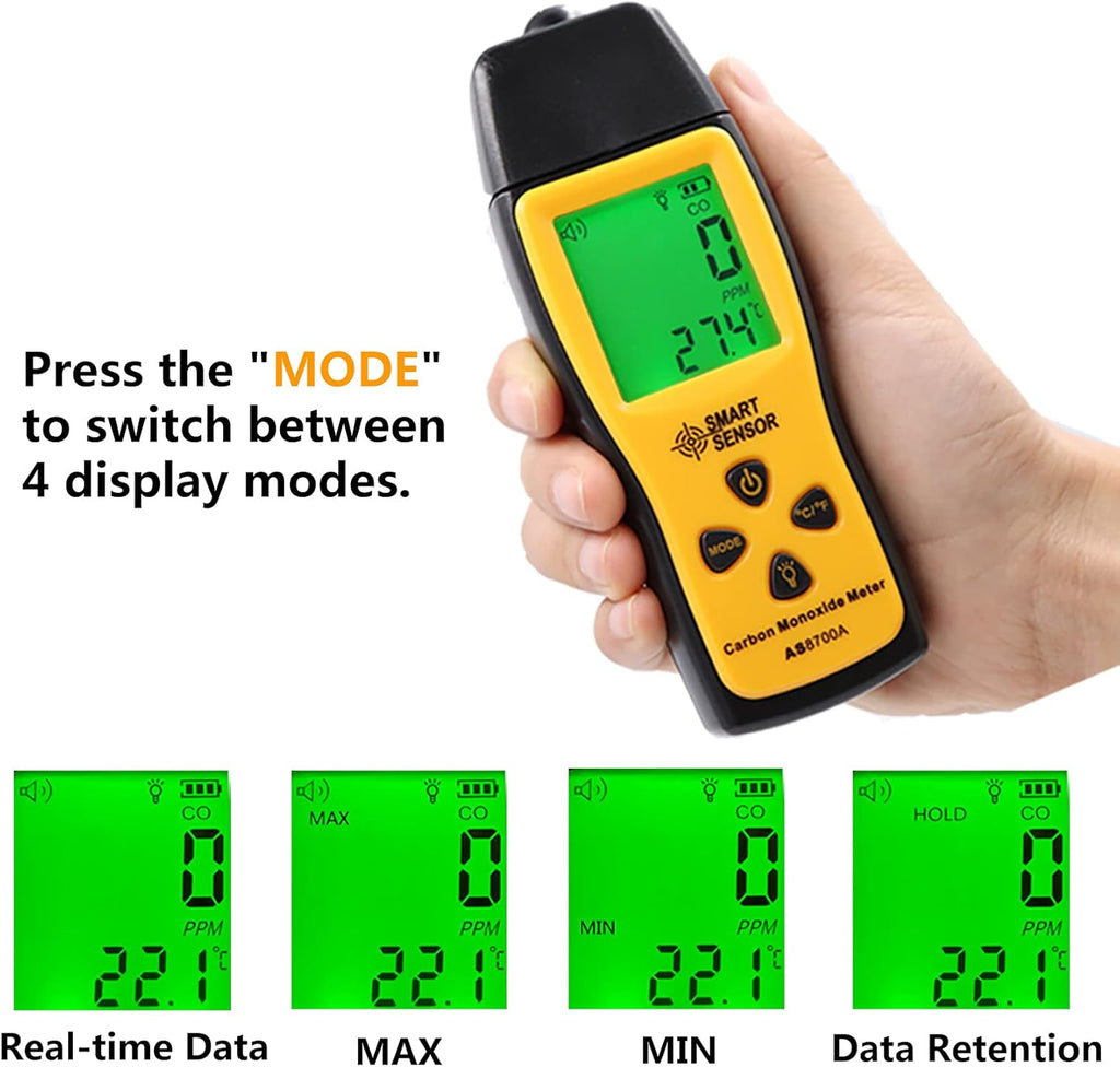 Handheld Carbon Monoxide Meter with LCD Display G978611