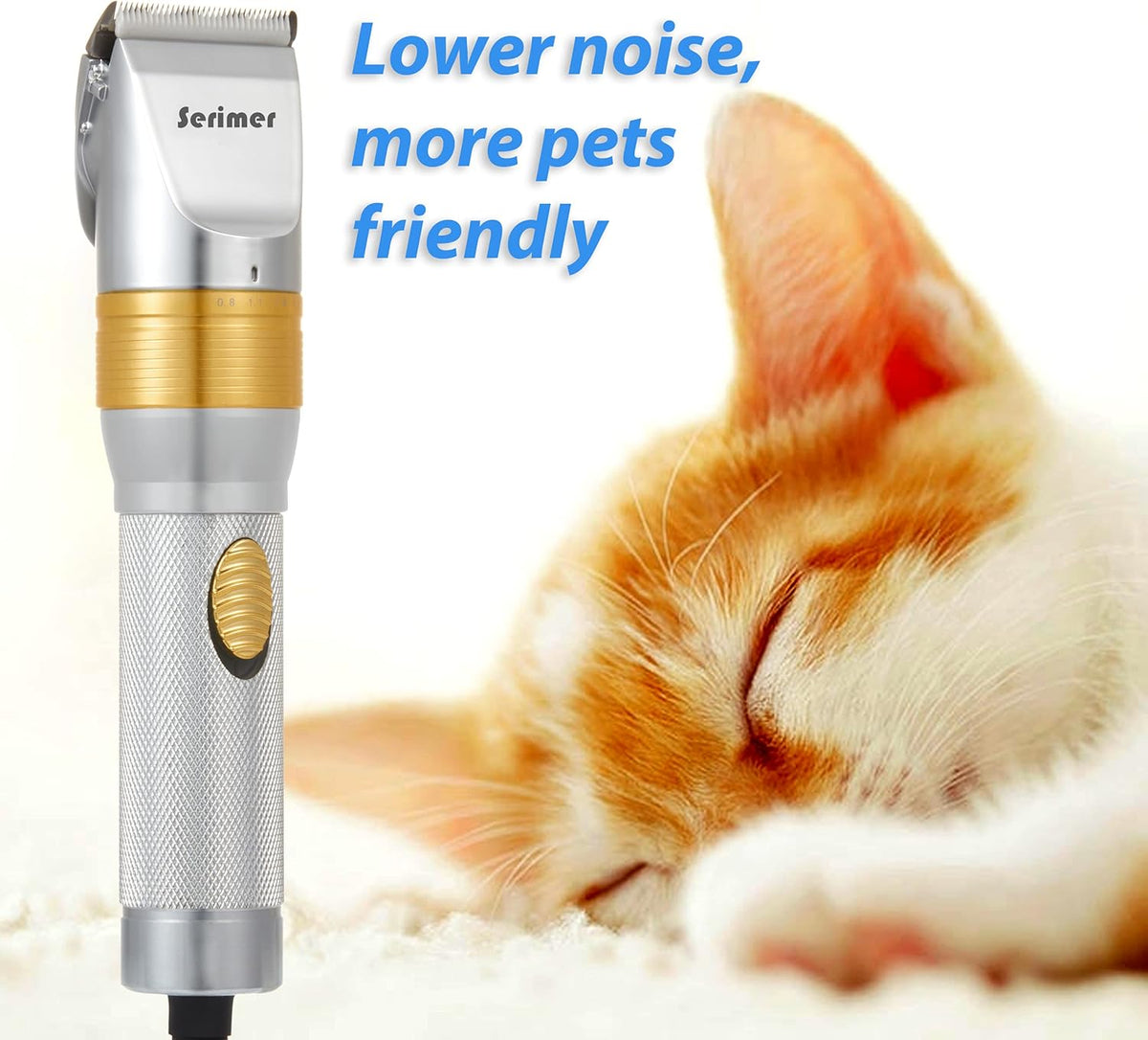 Plug-in Dog Grooming Kit Low Noise Pet Hair Trimmer C679