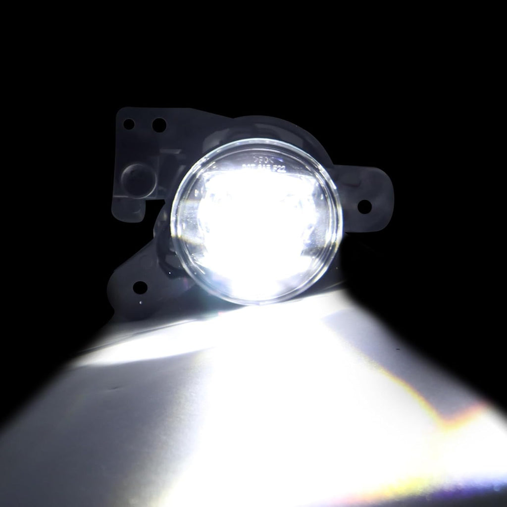 LED Fog Light Set 5pcs Front Bumper Lamp Assembly With Wire Harness Bulbs Cover Bezels X146