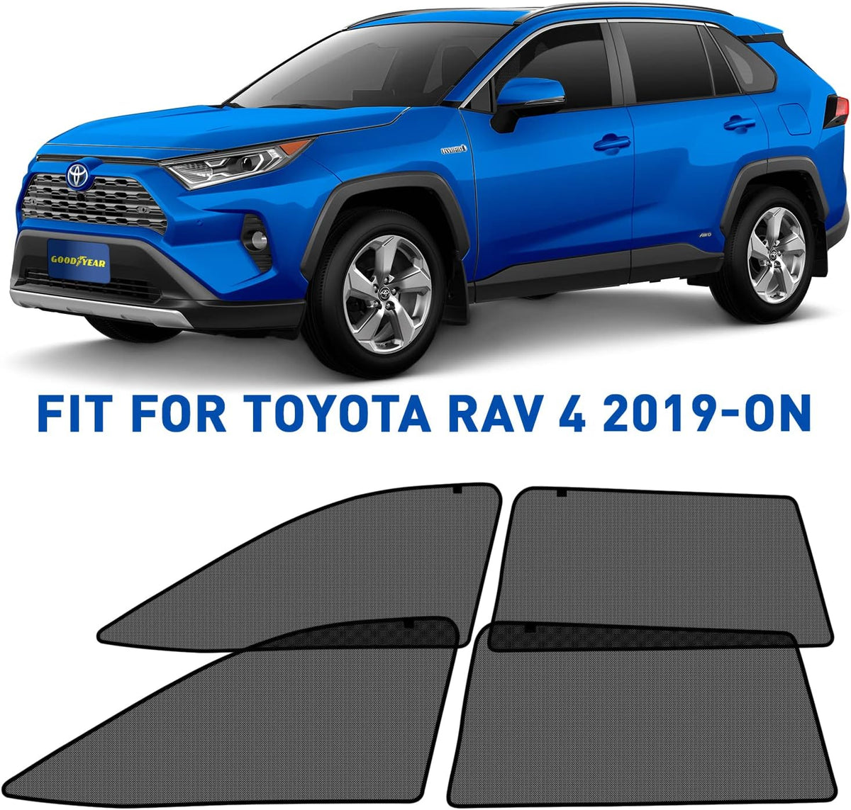 Magnetic Car Window Sunshade 4pcs R795535