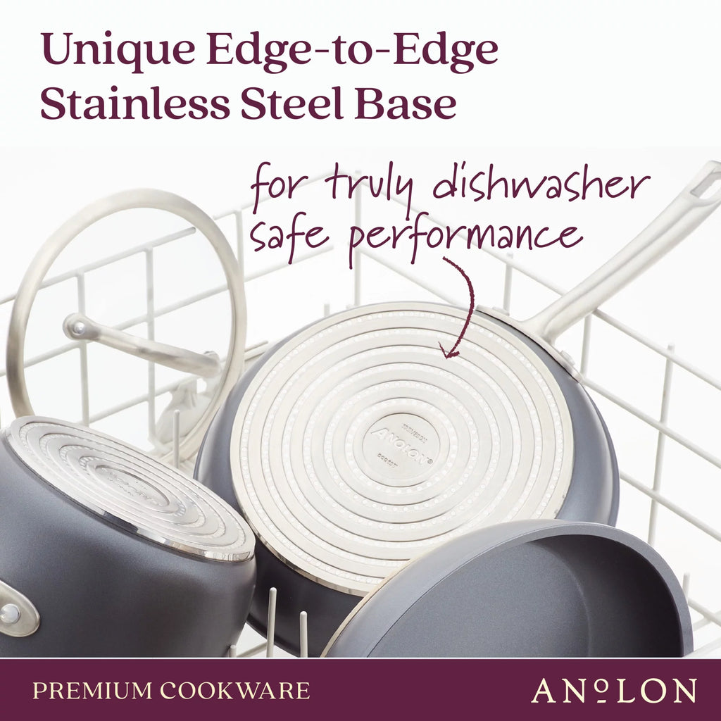 2 Piece Hard-Anodized Nonstick Frying Pan Set X478199