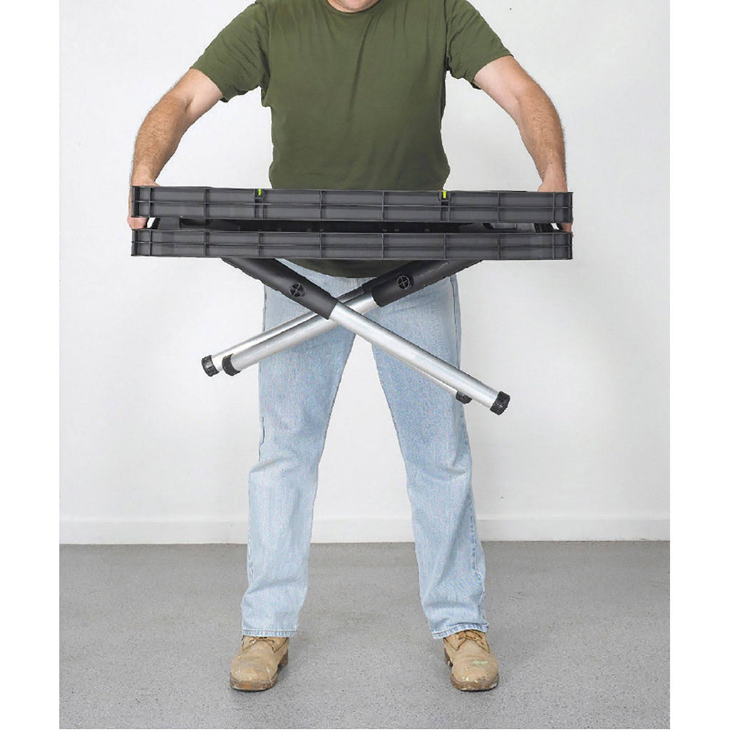 Compact Portable Folding Work Table with Clamps G399173