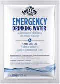 4.22 oz Pack 100 Emergency Drinking Water S887405