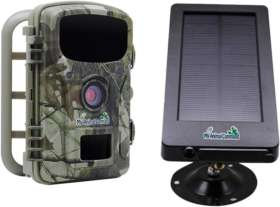 Solar Trail Camera 16MP 1080p Night Vision Motion Activated IP66 Waterproof L590