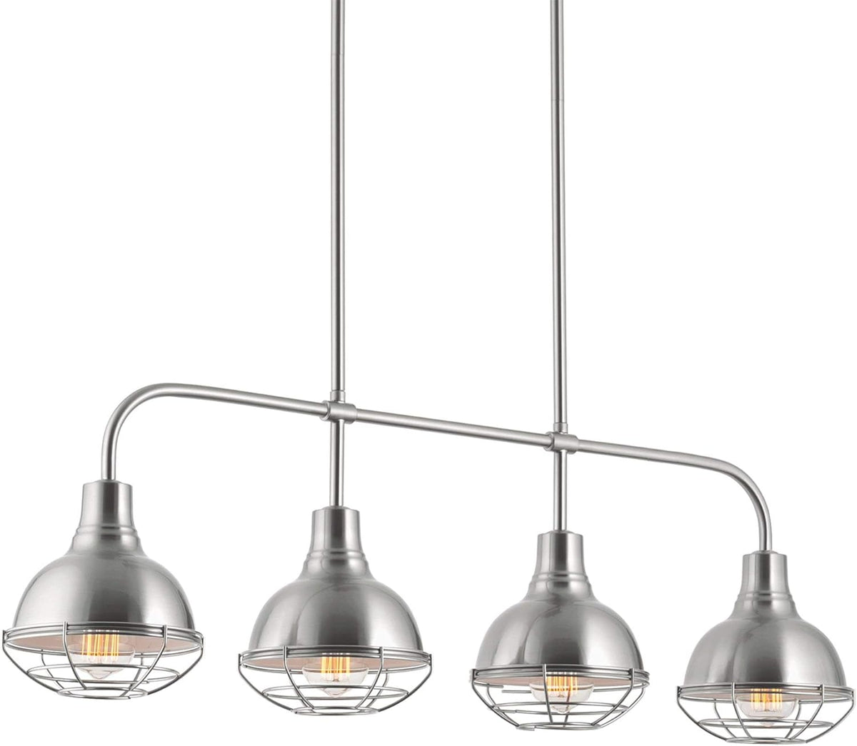 3-Light Brushed Nickel Vanity Light A361