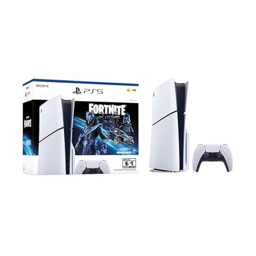 White Slim PS5 2TB Disc Edition Gaming Console with Wireless Controller C912