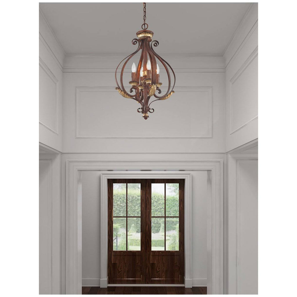 Bronze 4 Light Foyer F41667