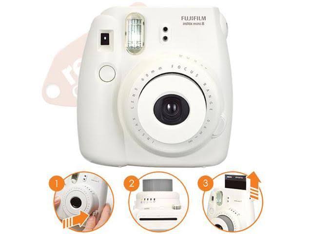 Instax Mini 8 Instant Film Camera + 40 Film Accessory Kit A213